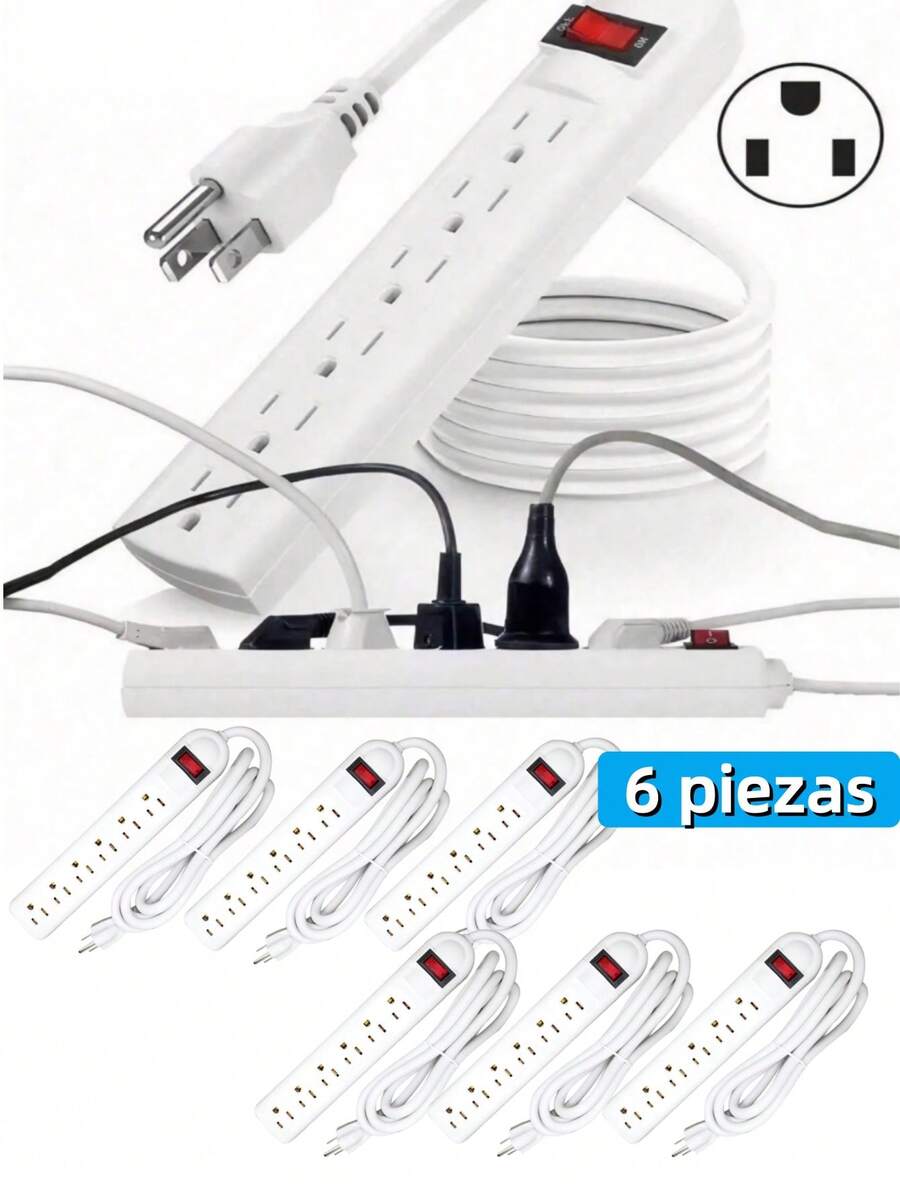 Electrical Sockets And Plugs Adaptor - PS014-6PIEZAS - 查看 1
