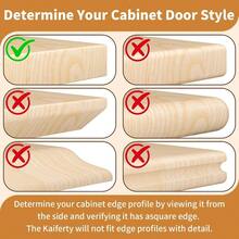 SLAW Cabinet Protectors For Kitchen Cabinets Cabinet Door Edge Protector PVC Edge Guard Drawer Protector Prevent Wear Chipping Discoloration Bumpers Clear 3/4" Thick 47'' Length - Clear - View 7