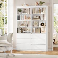 Bookcases - White - View 3