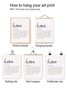 1pc Home Definition Canvas Print New Year Home Art Painting, For Family Living Room Entrance Wall Decoration No Framed - Multicolor - View 9