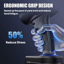 Cordless Electric Blower, Handheld, 130 Mph Air Speed, Includes 1 Battery And Charger, Lightweight And Portable, Suitable For Yard Cleaning, Lawn Care, Car Dusting And More - Multicolor - View 4