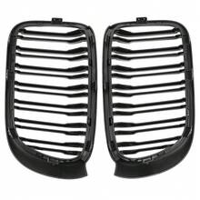 Single-Line Front Face Air Intake Grille Water Tank Mesh Modified Parts Compatible For Bmw X3 X4 F25 F26 2014-2017 - Black - View 6