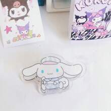 可爱三丽鸥亚克力PP夹备忘录夹，创意屁股形状办公用品夹，文件整理夹