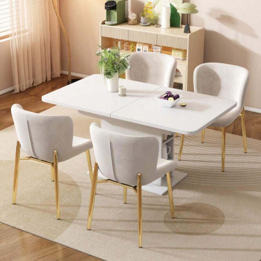 Dining Chairs - Beige4 - View 1