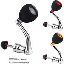 carrete pesca, giratorio y pomos metal rojo, accesorio pesca, para modelos 2000/ pescadores en agua dulce y salada - como se muestra en la imagen - Ver 4