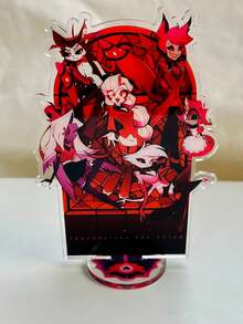 15 cm Figurine acrylique de personnage d'anime, édition spéciale "Hell's Hotel", convient comme cadeau d'anniversaire, cadeau de Noël, décoration de bureau - Multicolore - Voir 13