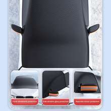 Universal Car Half Cover Sunshade Windproof Design Sun Protection Suitable For Most Cars And SUVs - 黑色 - 查看 5