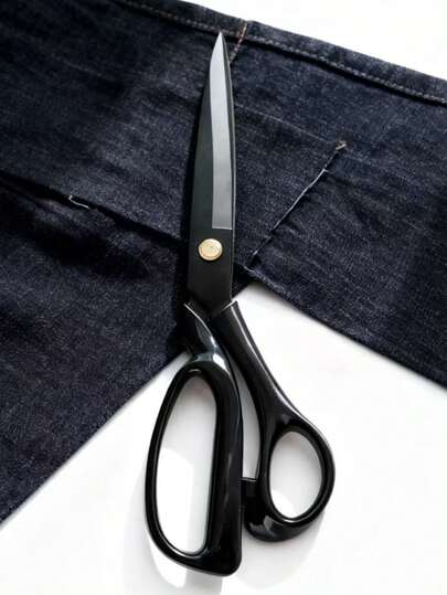 1PC Professional Tailor Scissors, Used For Cutting Heavy-Duty Fabric Scissors, Used For Cutting Leather. Sharp Sewing Scissors Are Used For Home Office Artist Tailors. Art, Handicrafts, And Sewing Supplies