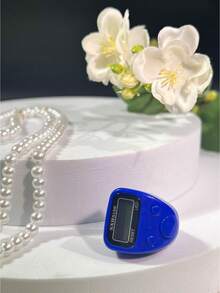 Contador digital LED de moda, contador digital portátil brillante multicolor con pulsador manual, adecuado para inventario de manualidades/recuento diario de artículos pequeños - Multicolor - Ver 7