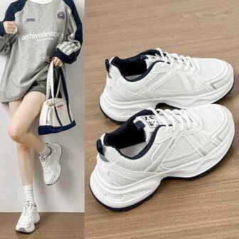 Women's New Casual Sports Shoes, Comfortable & Versatile Skateboard Shoes, Elegant & Luxurious Running Shoes, Classic Design & Fashionable