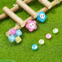 新款蘑菇圆形仓鼠硅胶摇杆帽按钮贴纸配件，兼容Switch NS和OLED控制器 - 彩色 - 查看 6