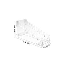 亚克力展示架，便携易组装设计，适用于零售柜台、家庭、办公桌收纳，可摆放贺卡、贴纸、明信片、海报等。