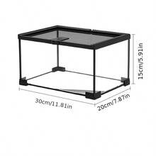 1pc Transparent Reptile Terrarium, Vivarium Box For Rainforest Pets Like Snake, Lizard, Turtle - Multicolor - View 5