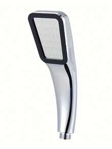 300-Hole High-Pressure Square Handheld Shower Head Set. Modern Water-Saving Shower Head Kit. Modern Water-Saving Design With 59-Inch Flexible Hose And Easy-To-Install Wall Mount Bracket. Durable Plastic Construction. Wall-Mounted. Modern Minimalist Style. Perfect For Homes, Hotels, Apartments, Dormitories - Multicolor - View 12