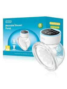 1pc 180ml Wearable Electric Breast Pump, 4 Modes, Variable Frequency, 12 Settings Per Mode, Low Noise Anti-Leakage Design - Nhiều màu - Xem 13