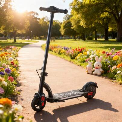 Mankeel E6Pro Elektrischer Cityroller für Kids, Geeignet für Kinder im Alter von 8 bis 12 Jahren, 100 W Nennleistung, klappbar, IPX4, Scheibenbremse, 2600 mAh Akku, inkl. Werkzeugsatz & Anleitung, Weihnachts- und Erntedankgeschenke