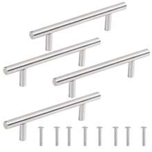 2/4/8pcs Of Elegant Aluminum Alloy Tray Handles - Sleek Metallic Finish, Perfect For Kitchenware, Drawer & Door Organization, Includes Screw Group For Secure Installation, Kitchen Drawer Handles| Sleek Metallic Finish| Aluminum, Tray Holder - Multicolor - View 17