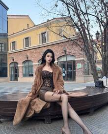 1 Pair Of Plus Size Shaping Comfortable Black See Through Leggings, Suitable All Places And Parties - 黑色 - 查看 6