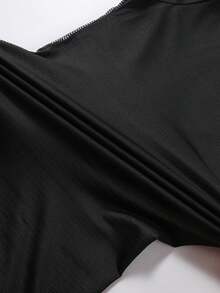 5pcs/Set Men's Quick Dry Running T-Shirts, Suitable For Hiking And Fishing - Silky Fabric, Soft, Stretchy, Lightweight Summer Short Sleeve Outdoor Sports Tops - 彩色 - 查看 8