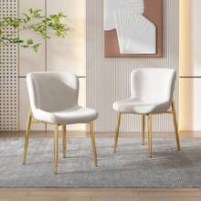 Dining Chairs - Beige - View 3