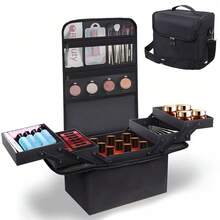 Extra Large Make Up Bag Vanity Case Cosmetic Nail Kits Storage Beauty Carry Box - Default - View 1