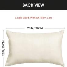 Valentine's Day Red Love Heart Pillow Covers, 2pcs, Polyester, 12x20 Inch, Single-Sided Lumbar Throw Pillowcases For Home Decor, Zip Closure, Machine Washable, No Pillow Core - 紅色 - 查看 6