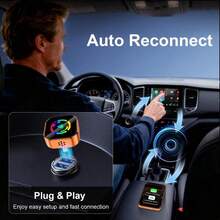 2026 Wireless Carplay Adapter For IPhone/Android - Fast Connection,No Latency,Hands-Free Call Wireless Adapter Electronic Charger Carplay Dongle - Simple - 查看 6