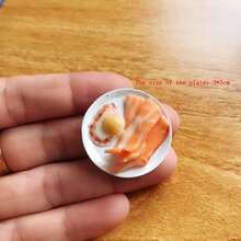 NEW Cute 1/6 Scale Dollhouse Miniature Breakfast Mini Bread Waffle Bacon Bagel Clay Food  For Doll House Mini Kitchen Clay Food Accessories For Blyth Barbies Ob24 Ob11 Birthday Present/Christmas Present - Multicolor - View 8