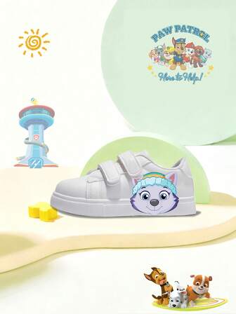 Paw Patrol Kids' Fashionable Cartoon Print Casual Sneakers For Boys And Girls, Suitable For Spring/Summer