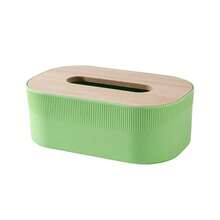 1 件桌面塑料纸巾盒适用于家庭客厅、咖啡桌和餐厅餐巾盒 - 彩色 - 查看 8