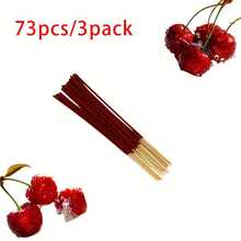 Bastoncini di incenso in bambù da 22 cm/8,66 pollici, a bassa cenere, confezione da 24 pezzi, 12 profumi diversi disponibili, adatti per casa, hotel, stanza, fragranza di lunga durata per eliminare gli odori e purificare l'aria - Multicolore - Visualizzare 79