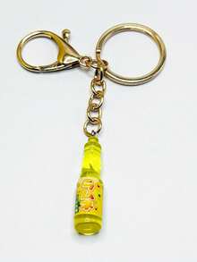 Simulation Japanese Marbles Bobble Soda Key Chain Cute Creative Miniature Soda Drink Charm Mini Dollhouse Ornaments - Multicolor - View 3