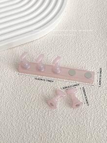 Nail Art Practice Base Finger Holder Nail Plate Jelly Pad Nail Wearing Nail Plate Holder Decoration Tool Photography Props Cross-Border Transparent Long Strip Nail Tool Korean & Japanese Nail Decoration Accessories