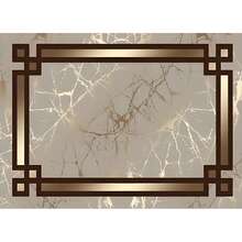 Luxury Carpet, Black With Gold Accents, Carpet For Living Room, Bedroom, Dining Room, Office - Rectangular, Indoor/Outdoor Decor - Multicolor - View 3