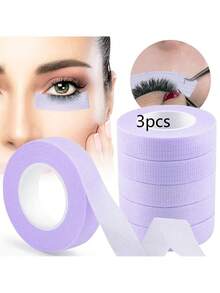 12Rolls Eyelash Tape, Adhesive Breathable Micropore Fabric Tape,Professional Eyelash Extension Tape With Non-Woven Fabric,6/3/1pc Multi-Functional Self-Adhesive Tape For Women's Eyelash Extension Application,, Gentle And Residue Free Process Tape For The Skin - Multicolor - View 10
