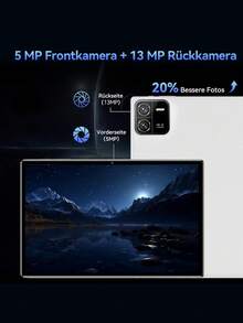 10.1英寸安卓15平板电脑，4GB RAM+64GB ROM，RK3562八核2.0GHz处理器，高清(1280x800) IPS触摸屏，5MP前置摄像头和13MP后置摄像头，6000mAh电池，802.11ac WIFI5 2.4G+5G，蓝牙5.2，GPS，不支持SIM卡，可用于阅读和游戏。