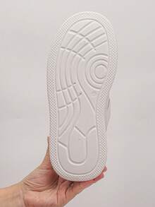 Fashionable Lace-Up White Platform Sneakers For Women - White - View 8