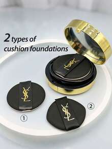 YSL Yves Saint Laurent [Mini] Le Cushion Encre De Peau 亮澤霧面氣墊粉底液 #20 5g / 霜狀粉底，高遮瑕，長效持妝 - 20 - 查看 5