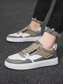 New Men's Fashion Casual Sports Shoes (Random English Tongue), Anti-Slip Student Running Shoes, Comfortable Breathable Suitable For Daily Casual Wear - White Card - View 6