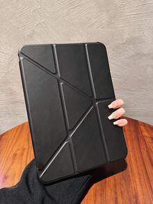 适用于第十代 iPad 的保护壳,配备 Y 型支架和笔槽,支持智能睡眠/唤醒功能,兼容 iPad A16、第十代 iPad、第九代 iPad、11 英寸 iPad Pro(第二代/第三代/第四代)、11 英寸 iPad Air (M2)、11 英寸 iPad Air (M3),高透明度背板,支持 DIY 定制 - 黑色 - 查看 2