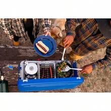 - Plato de cena esmaltado - S. S. Borde - 10 pulgadas - Esmalte de uñas azul - Ver 7