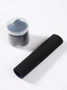 100pcs/Pack Women's Basic High Elastic Hair Ties, Korean Style Black Hair Bands, Upgraded High Elasticity, Fashionable Multi-Functional, High-End Elegant Quality, Minimalist Hair Accessories, Suitable For Women's High Ponytail, Colorful Hair Decor Design, Multi-Functional Styling Design, Durable Material, Comfortable For Daily Wear, A Thoughtful Gift For Girlfriends And Family/Transparent Bag Packaging - Glossy Black - View 7