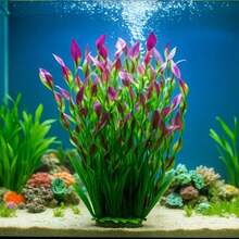 Artificial Aquarium Decor Plants, Underwater Plastic Plants, Aquarium Landscaping, Fish Tank Decorations - A - View 5