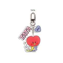 BT21 K-Pop 卡通人物钥匙扣，抱抱娃娃系列，可爱包包挂饰兼钥匙圈，透明亚克力材质，粉丝周边商品，送朋友的完美礼物 - 彩色 - 查看 13