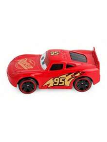 6件套卡通动漫汽车动作动漫手办路易吉警长莎莉·卡雷拉角色原创卡通玩具车收藏吊坠锌合金迷你汽车玩具礼品收藏派对节日礼物 - 彩色 - 查看 16