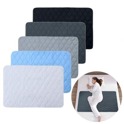 1片装可水洗床垫垫，透气防滑防漏哺乳垫，适合老年人、女性、经期及宠物夜间及日常使用 - 3种款式 - 适合家庭及医院使用 - 可重复使用床垫保护垫 - 冬春两季送礼佳品，床上用品必备 | 床上用品配件
