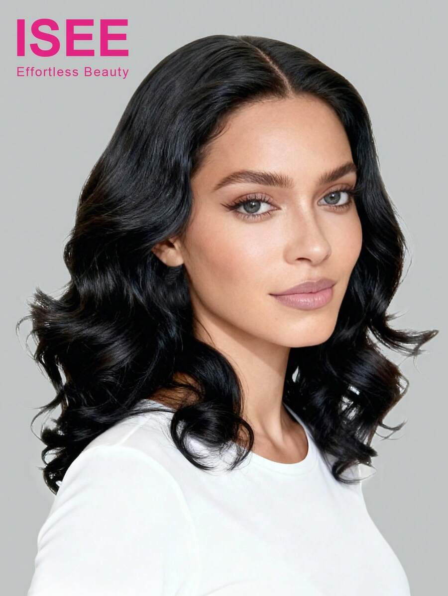 ISEE Hair Wear And Go Glueless Body Wave Wigs 6*4 HD Pre-Bleached Mini Knots Lace Wig 10-14 Bob Inch 180% Density Pre-Plucked Hairline & Pre-Cut Lace Stylish Wig Unprocessed Human Virgin Hair Natural Looking Versatile Style 100% Human Hair Wig Charm Elegant Casual Fashion School Supplies Hair Stuff Gifts For Women Accessories Women Holiday Outfits Sport Vacation Travel Festival Outdoor Effortless Wig For Weekend Vibes - SNatural - View 1