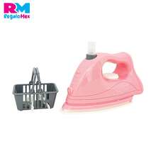 Juguete Plancha con Luz y Sonido Realistas para Niño/a, Juego de Simulación Plancha de Ropa - Rosa - Ver 2