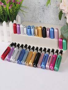 1PC Black Mini Perfume Spray Bottle - Practical Portable Refillable Perfume Atomizer | Perfect For Fragrance Enthusiasts & Frequent Travelers (Convenient For Trips, Daily Outings) | Fit For Men & Women, Easy To Carry In Luggage & Handbags | Travel-Compliant Mini Size (Meets Carry-On Item Regulations) | Refillable Design Eliminates Need For Full-Size Perfume Bottles | Durable Sturdy Build Resists Travel Wear And Tear | Practical Accessory For On-The-Go Perfume Use Anytime, Anywhere - 黑色 - 查看 5