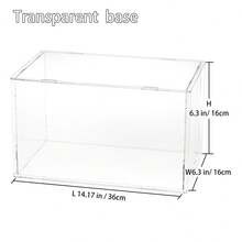 Hộp trưng bày acrylic lắp ráp sẵn - Kệ lưu trữ thẳng đứng phù hợp cho búp bê, đồ sưu tầm và tượng nhỏ - Hình lập phương trong suốt - Trong sáng - Xem 31